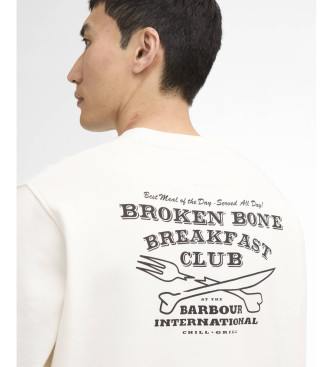Barbour Internacional Sweatshirt Staithes off-white