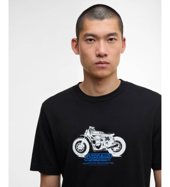 BARBOUR INTERNATIONAL Maglietta nera Flash