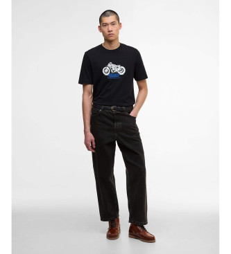 BARBOUR INTERNATIONAL Maglietta nera Flash