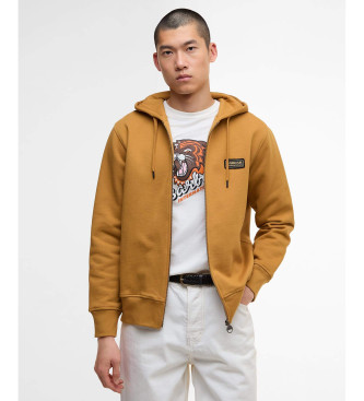 BARBOUR INTERNATIONAL Felpa senape Donnington