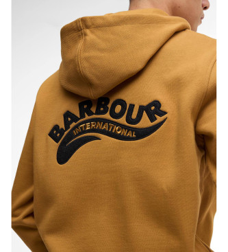 BARBOUR INTERNATIONAL Felpa senape Donnington