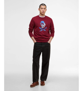 BARBOUR INTERNATIONAL Felpa rossa Morgan