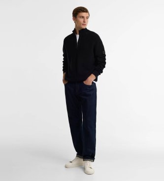 Barbour Maglione Crawley nero