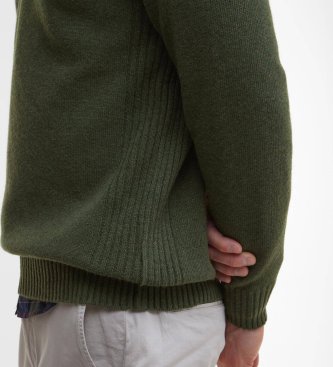 Barbour Maglione essenziale verde oliva
