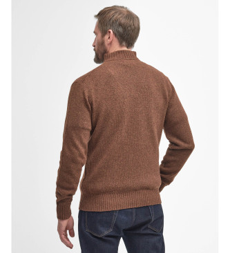 Barbour Essential Zip jumper brown