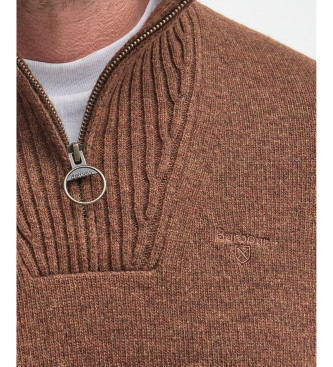 Barbour Essential Zip jumper brown