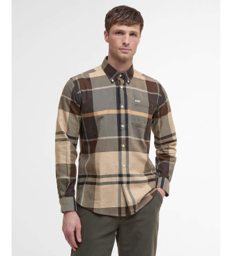 Barbour Bearpark Redna majica z dolgimi rokavi v bež barvi