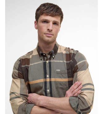 Barbour Bearpark Redna majica z dolgimi rokavi v bež barvi