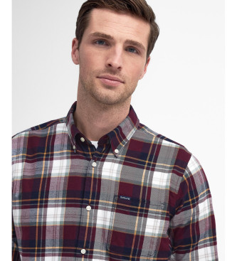 BARBOUR LIFESTYLE Crossfell rdbrun skjorte