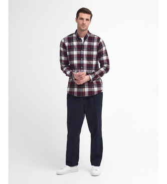 BARBOUR LIFESTYLE Crossfell rdbrun skjorte