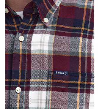 BARBOUR LIFESTYLE Crossfell rdbrun skjorte