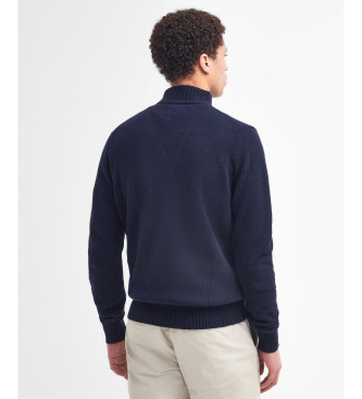 Barbour Sweter Essential Zip navy