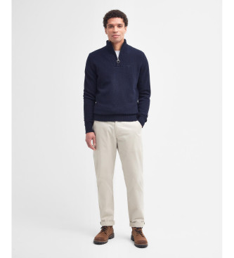 Barbour Sweter Essential Zip navy