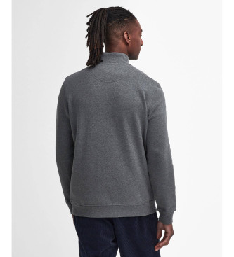 Barbour Mikina Cotes Half-Zip siva