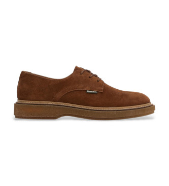 Barbour Zapatos de Piel Harefield Derby marrn