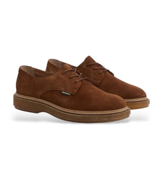 Barbour Zapatos de Piel Harefield Derby marrn