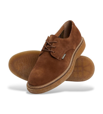 Barbour Zapatos de Piel Harefield Derby marrn