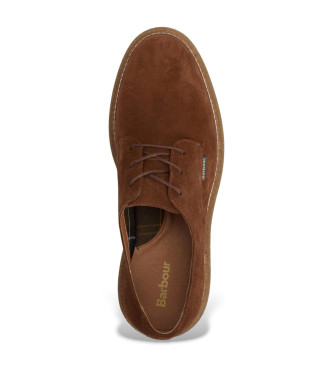 Barbour Zapatos de Piel Harefield Derby marrn