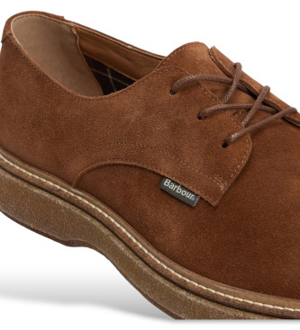 Barbour Zapatos de Piel Harefield Derby marrn