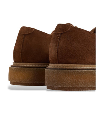 Barbour Zapatos de Piel Harefield Derby marrn
