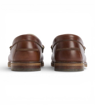 Barbour Bruine Jen Leren Mocassins