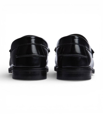 Barbour Jen Leather Moccasins black