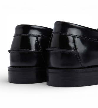 Barbour Jen Leather Moccasins black