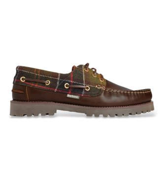 Barbour Brown Leather Deck Shoes