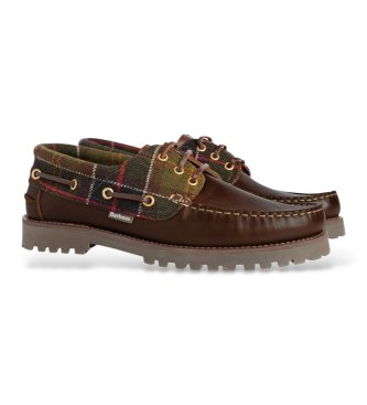 Barbour Brown Leather Deck Shoes