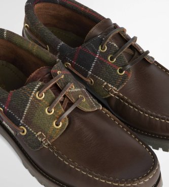 Barbour Brown Leather Deck Shoes