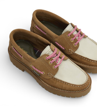 Barbour Darras b�tskor i beige l�der