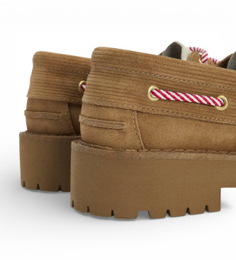 Barbour Darras b�tskor i beige l�der