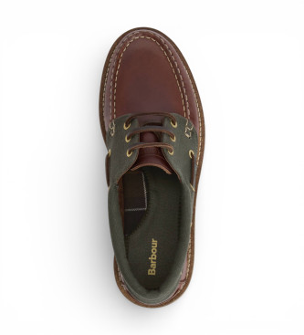 Barbour N�uticos de Piel Darras marr�n, verde