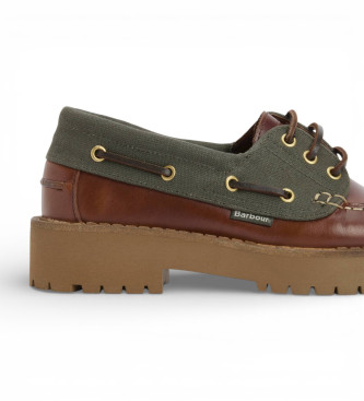 Barbour N�uticos de Piel Darras marr�n, verde