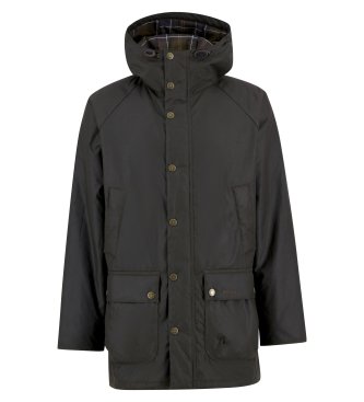 Barbour Bedale Wax Parka olive green