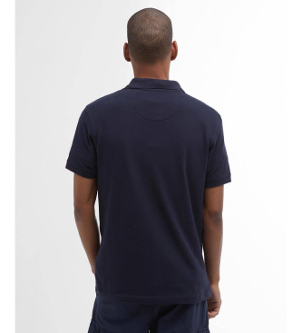 Barbour Original marineblaues Poloshirt