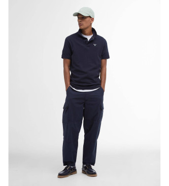 Barbour Original marineblaues Poloshirt