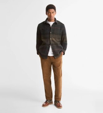 Barbour Sobrecamisa Woodlane de quadros multicolorido