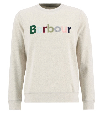 Barbour Sudadera con logotipo de piqu� beige
