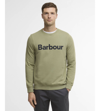 Barbour Sudadera con logotipo de piqu� verde