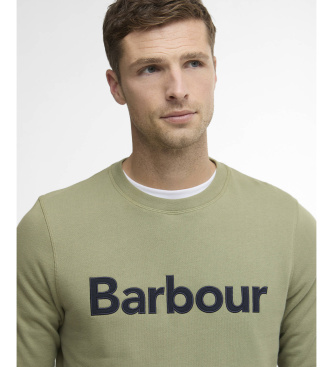 Barbour Sudadera con logotipo de piqu� verde