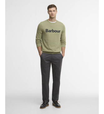 Barbour Sudadera con logotipo de piqu� verde