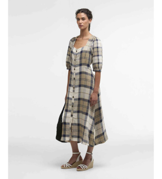 Barbour Vestido Ballina Midi marr�n
