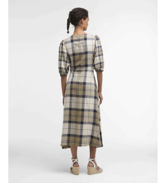 Barbour Vestido Ballina Midi marr�n