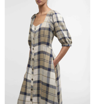 Barbour Vestido Ballina Midi marr�n