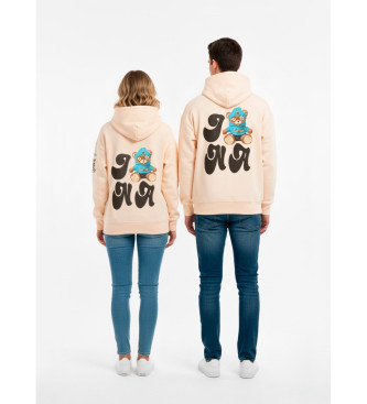 Barrow Camisola bege com estampado de urso