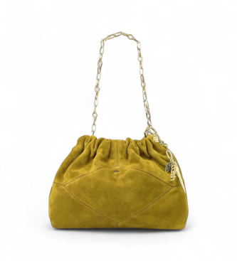 BA&SH Borsa M Suede June Tote senape