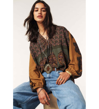 BA&SH Brown Baker blouse