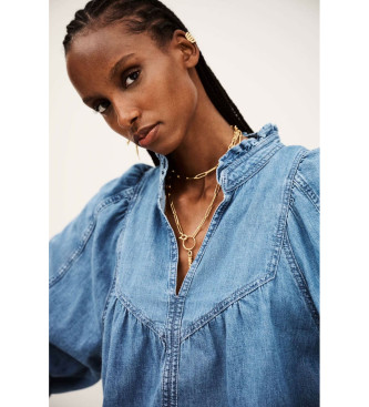 BA&SH Chemisier Lay bleu
