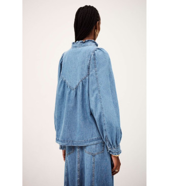 BA&SH Chemisier Lay bleu